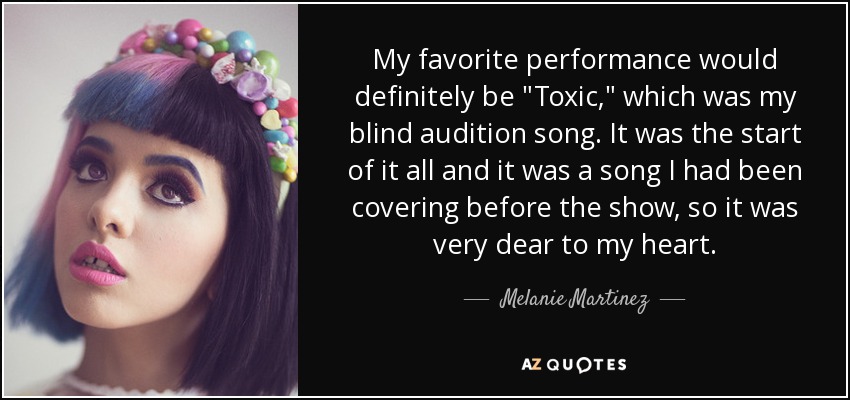 My favorite performance would definitely be 