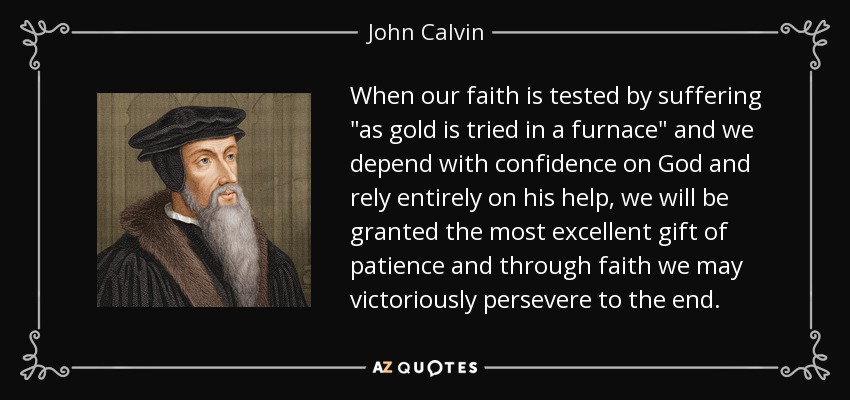 When our faith is tested by suffering 
