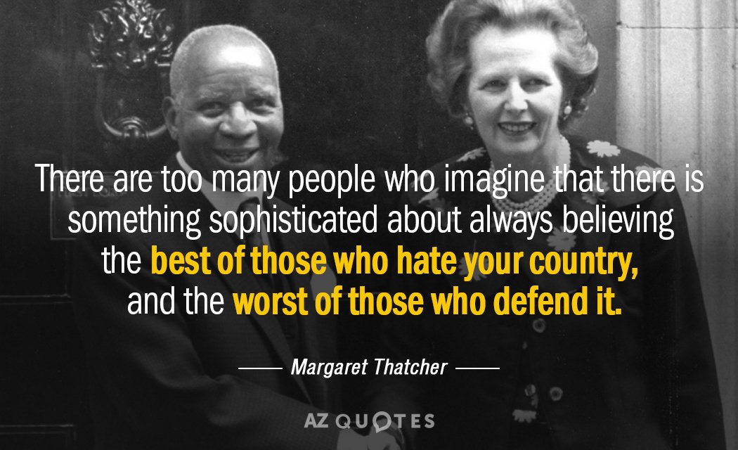 Cita de Margaret Thatcher: Hay demasiada gente que se imagina que hay algo sofisticado en...